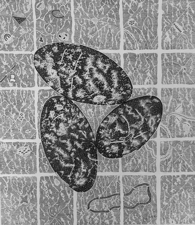 Per-Olof Nilsson www.perolofnilsson.se  UTAN TITEL 52X45, teckning, drawing